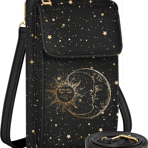 Cell Phone Purse Crossbody Bags for Women - Cute Design Leather Cellphone Bag Sm - Picture 1 of 6